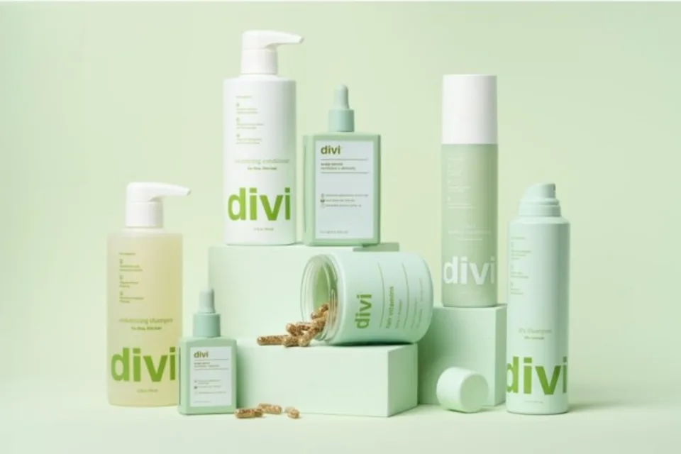 Divi scalp and hair health product range